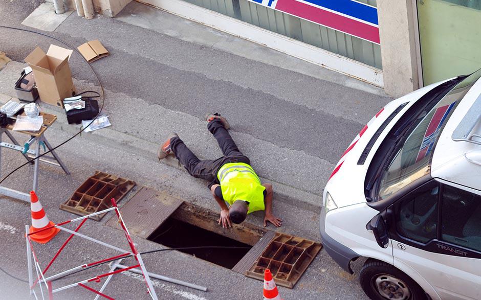 travaux assainissement prix La Norville